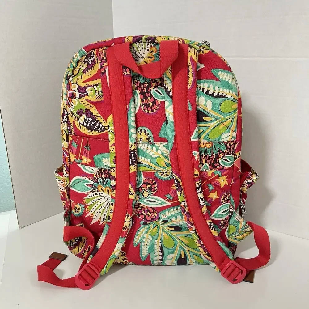Vera Bradley Lighten Up Grand Backpack Laptop Rumba Large